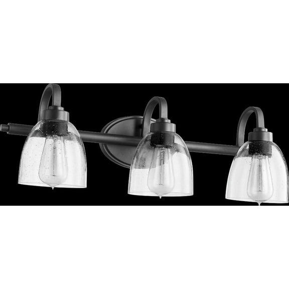 Quorum Lighting Reyes 3-Light Noir Wall Sconce