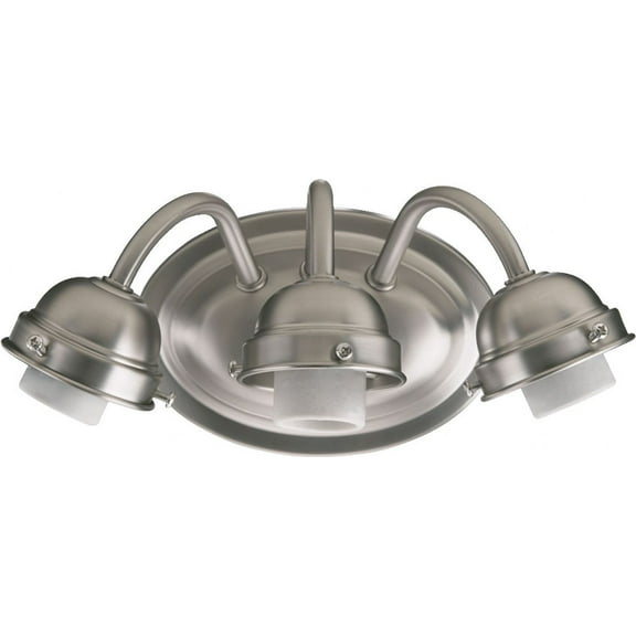 5403-3-065-Quorum Lighting-3 Light Wall Mount in style - 10.75 inches wide by 4.75 inches high-Satin Nickel Finish-Clear Glass Color