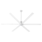 20806-8 Quorum Lighting Titus - 6 Blade Ceiling Fan-15.2 Inches Tall and 80 Inches Wide-Studio White Finish-Studio White Blade Color