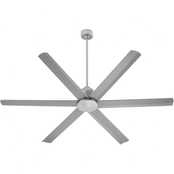 20656-65 Quorum Lighting Titus - 6 Blade Ceiling Fan-15.25 Inches Tall and 65 Inches Wide-Satin Nickel Finish