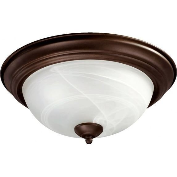 Quorum Lighting - Two Light Ceiling Mount - 2 Light Flush Mount in Quorum Home