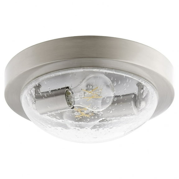 Quorum Lighting - Two Light Ceiling Mount - 2 Light Flush Mount in Transitional