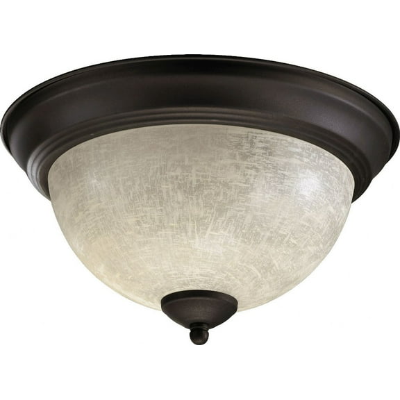 Quorum Lighting - Two Light Ceiling Mount - 2 Light Flush Mount in Transitional