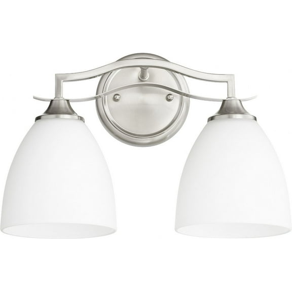 Quorum Lighting Jardin 2-Light Satin Nickel Wall Sconce