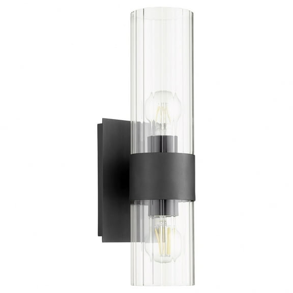 Quorum Lighting - Wall Mount - 2 Light Fluted Wall Mount in Soft Contemporary