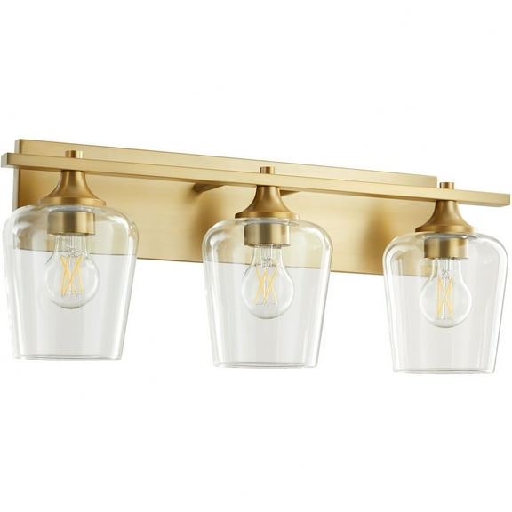 Veno 3 - Light Aged Brass Brass Contemporary Wall Sconce