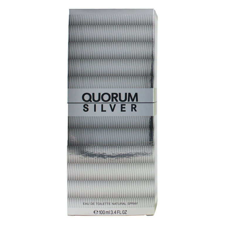Quorum Silver Eau De Toilette Spray By Puig - 3.4 oz Quorum Silver Eau De Toilette Spray By Puig - 3.4 oz
