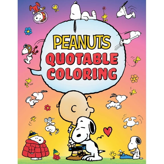 Peanuts Quotable Coloring, 144 pages (Paperback)