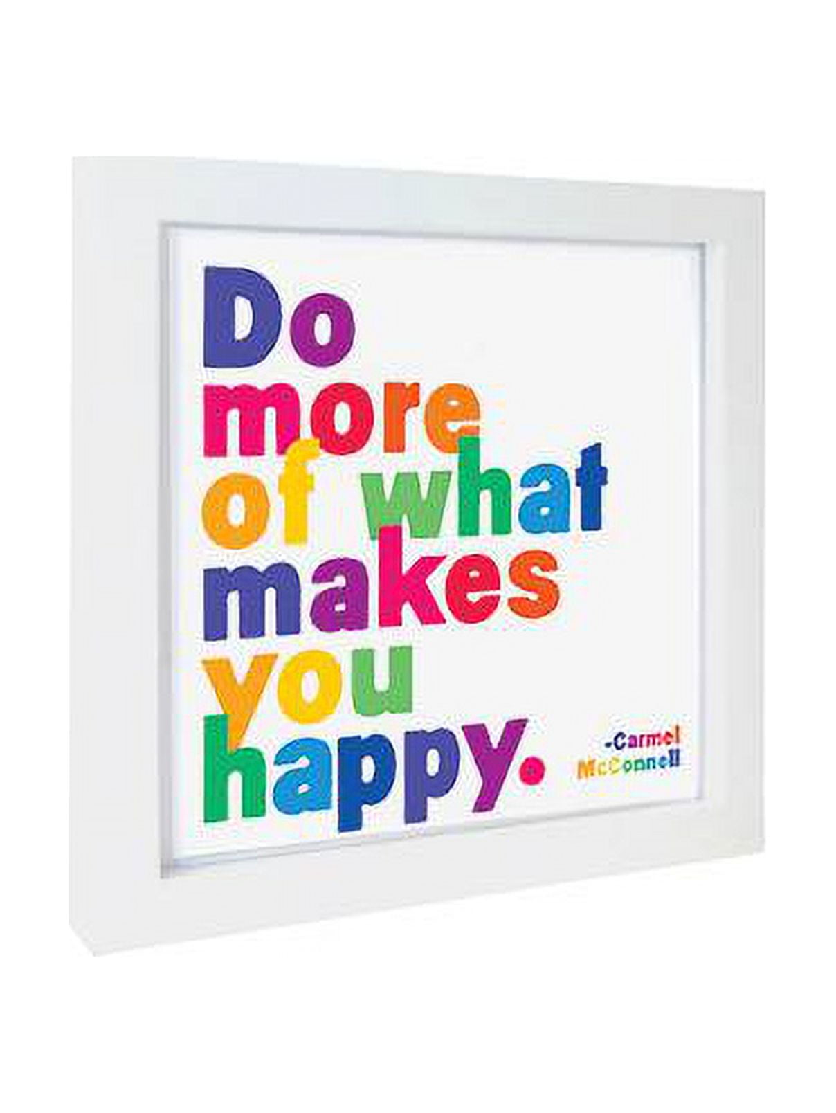 Colorful Inspirational Quote Framed Print 5" Square