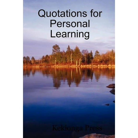 Quotations for Personal Learning (Paperback)
