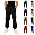 thumbnail image 1 of Quotay Loose Pants Boys Casual Jogger with Zipper Ankle Loose Fit Sports Sweatpants for Kids Comfortable Playwear Kids Sweatpants Black,9-10 Years, 1 of 5