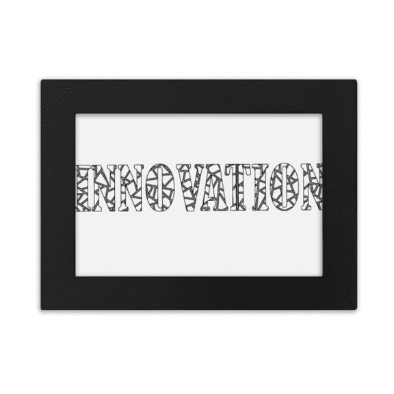 Quote About Innovation Desktop Photo Frame Ornaments Picture Art Painting