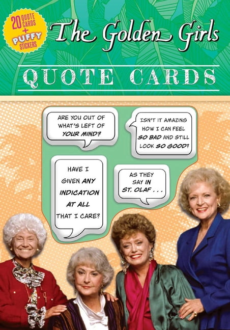 THUNDER BAY PRESS Quote Cards: Golden Girls Quote Cards (Paperback)