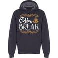 thumbnail image 1 of Quote Coffee Break Time Hoodie Men -Image by Shutterstock, Male Medium, 1 of 2