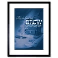 thumbnail image 1 of Quote Coffee This is How we Brew Framed Wall Art Print, 1 of 5