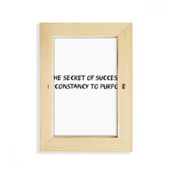 Quote Constancy To Purpose Desktop Display Photo Frame Picture Art Painting 5x7 inch