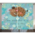 thumbnail image 1 of Ambesonne Saying Curtains 2 Panel Set, Mothers Day, 108" x 108", Multicolor, 1 of 3