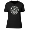 thumbnail image 1 of Quote Dont Be Afraid To Be Great T-Shirt Women -Image by Shutterstock, Female Medium, 1 of 4
