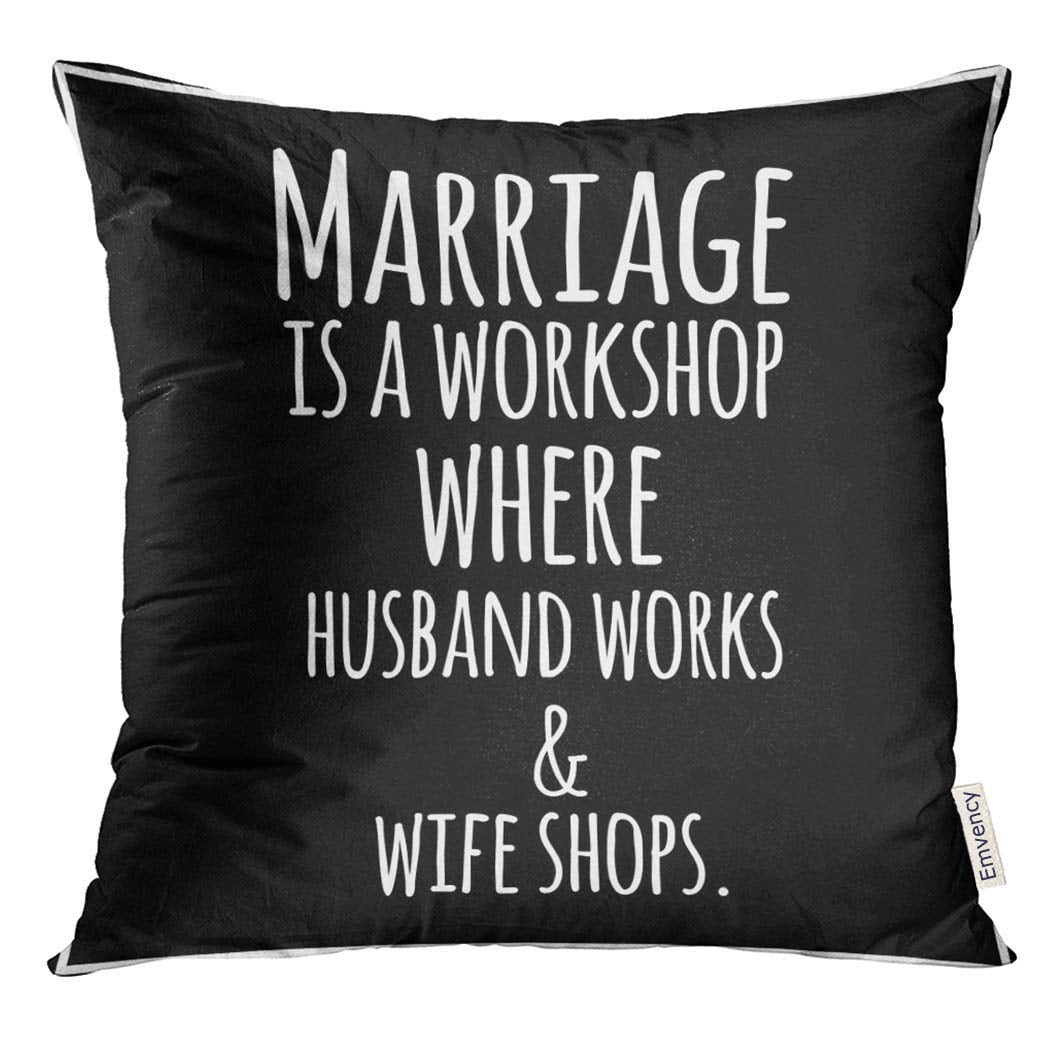 Quote Funny Inspirational Quotation Sentence Saying Wife People Pillow