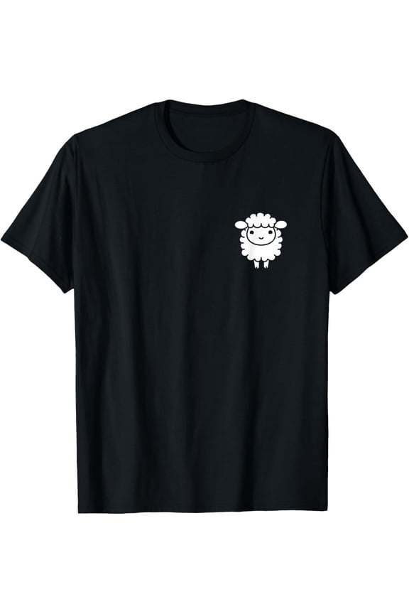 Quote Little Cute Baby Sheep Simple Lamb T-Shirt