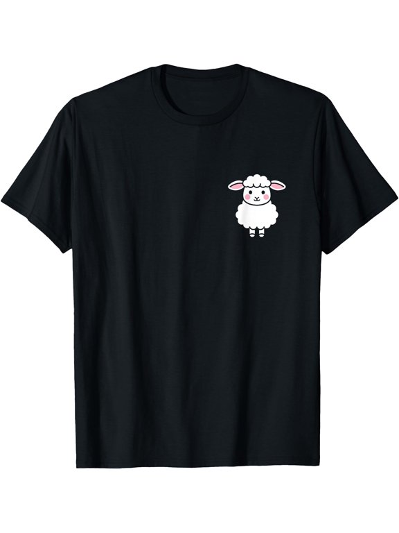 Quote Little Cute Baby Sheep Simple Lamb T-Shirt