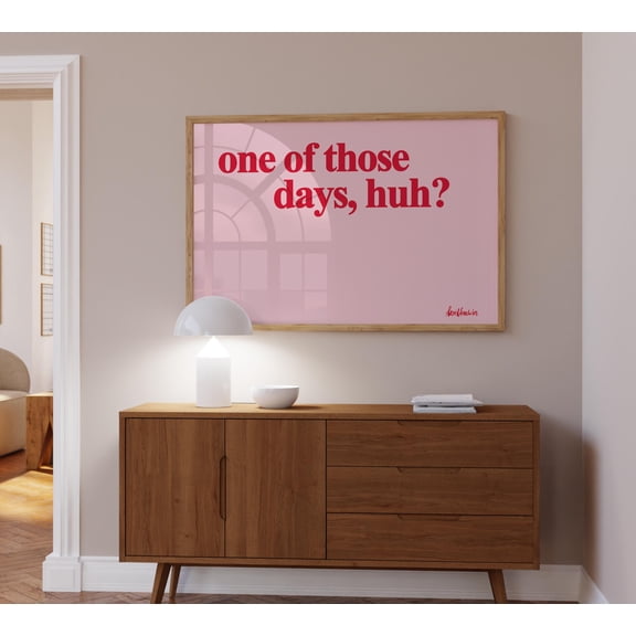 Quote Poster Minimalist And Red Typography Poster , Poster Print Only