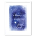 thumbnail image 1 of Quote Shine Stars Artwork Framed Wall Art Print 9X7 Inch, 1 of 5
