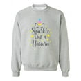 thumbnail image 1 of Quote: Sparkle Like A Unicorn  Sweatshirt Women -Image by Shutterstock, Female Small, 1 of 4