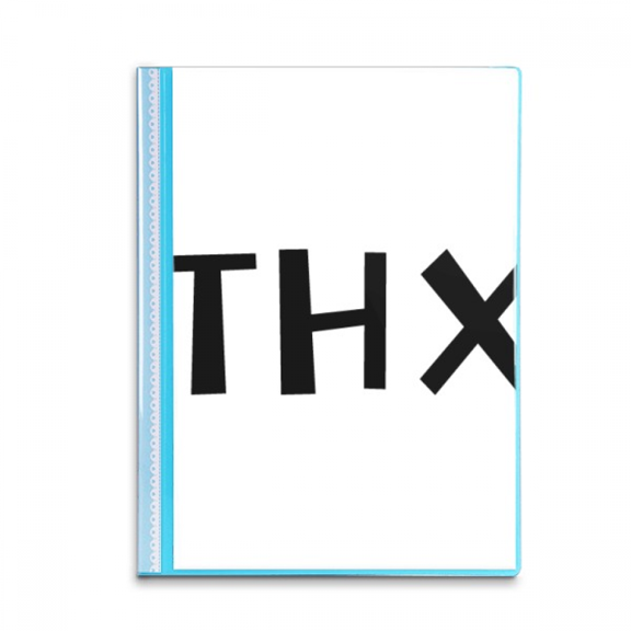 Quote Thanks Art Deco Fashion Book Sheet Protectors Portfolio Binder Folder