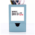 thumbnail image 1 of Quote While There Is Life There Is Hope Desk Supplies Organizer Pen Holder Card, 1 of 3