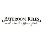 Quote Words Letter Family Home Kitchen Bathroom Peel and Stick Wall Decals Sticker