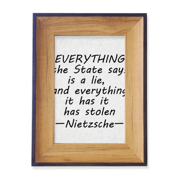 Quotes Lie Truth Photo Frame Exhibition Display Art Desktop Painting