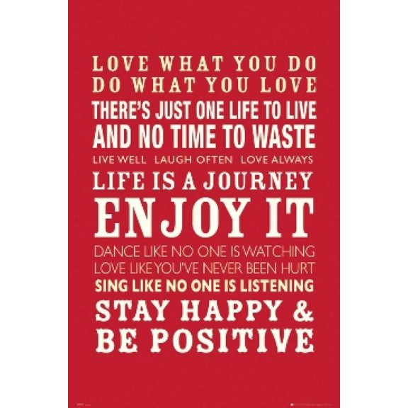Quotes Life Poster (24 X 36)
