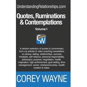 Quotes, Ruminations & Contemplations, Hardcover