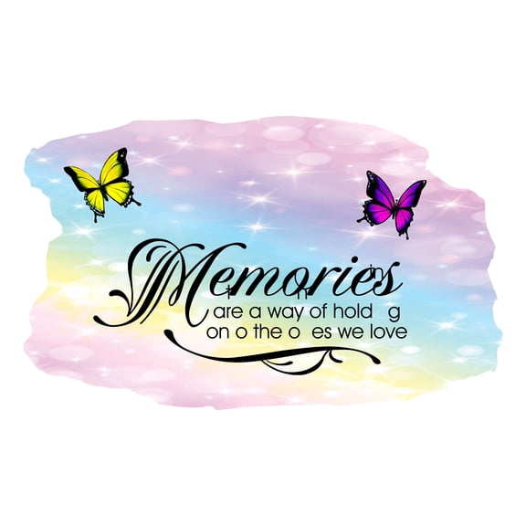 Quotes & Sayings Wall Decals for Children Bedroom - Holding Memories Quotes Memory DIY & Creativity Boy Girl Bedroom Wall Sticker - Size: 10 In x 6 In