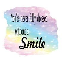 Quotes & Sayings Wall Decals for Children Bedroom - Quote on Multicolored Background Girl DIY & Creativity Boy Girl Bedroom Wall Sticker - Size: 10 In x 9 In