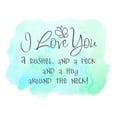 thumbnail image 1 of Quotes & Sayings Wall Decals for Children Bedroom - A great amount of Love Sign Love DIY & Creativity Boy Girl Bedroom Wall Sticker - Size: 10 In x 8 In, 1 of 5