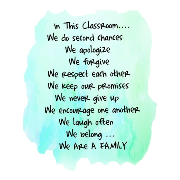 Quotes & Sayings Wall Decals for Students Classroom - School Learning Material Classroom DIY & Creativity Boy Girl Bedroom Wall Sticker - Size: 24 In x 30 In