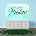 thumbnail image 1 of Quotes & Sayings Wall Decals for Family Living Room - Animal Rights Horse DIY & Creativity Boy Girl Bedroom Wall Sticker - Size: 30 In x 18 In, 1 of 5