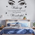 thumbnail image 1 of Quotes Wall Stickers Motivational Inspirational Wall Stickers Letter Wall Decals Vinyl Sayings Beauty Eye Wall Decor Positive Words for Women Girls Bedroom Living Room Hallways Home, 1 of 7