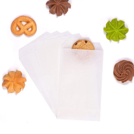 Quotidian White Kraft Paper Bags, 2¾ x 4½ in, 200 Count - Walmart.com