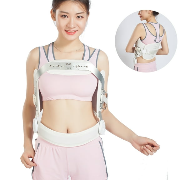Quovilap Hyperextension Back Brace, Spinal Lumbar Fracture Thoracic Medical Orthotics Spine Fixation Lumbar Thoracolumbar Brace