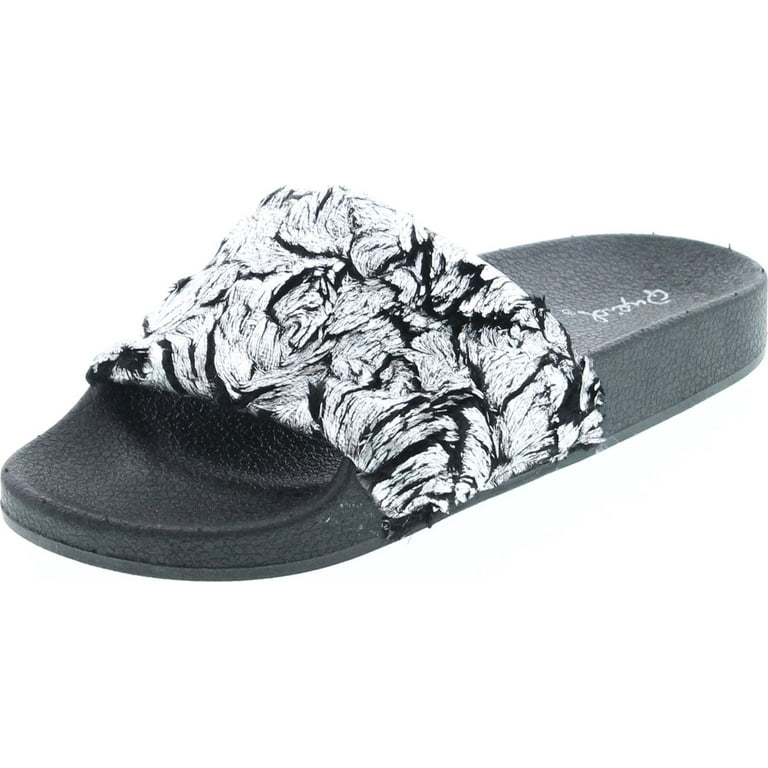 Qupid fur slides hot sale