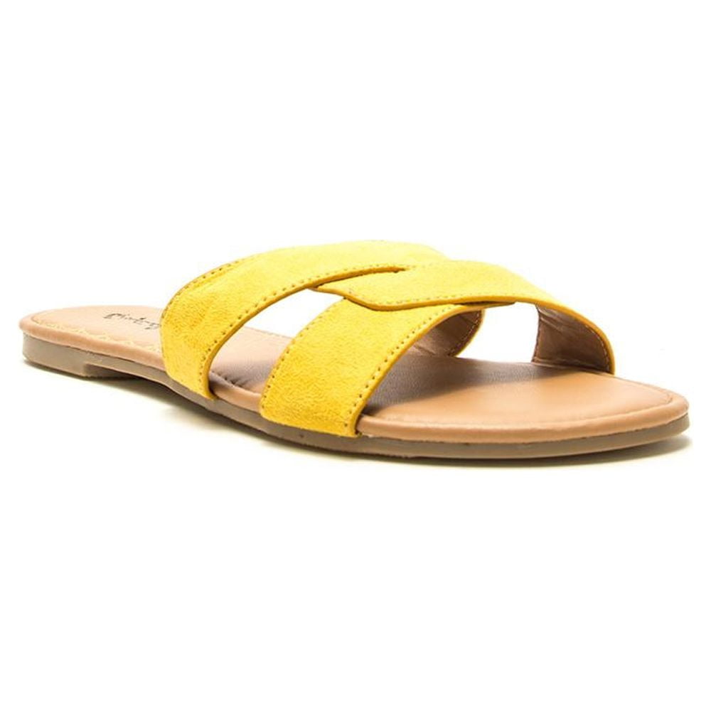 Qupid One Band Slide Sandal