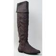 thumbnail image 1 of Qupid PROUD-09 Cuff Slouchy Flat Boot, 1 of 4