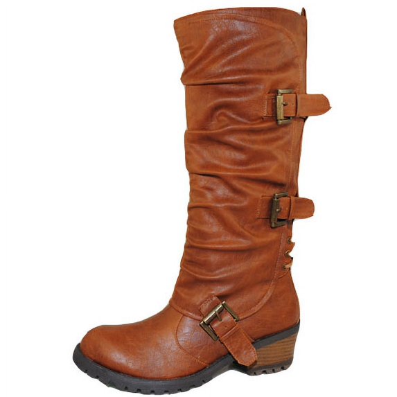 Qupid Reactor-06 Round Toe Knee High Boot