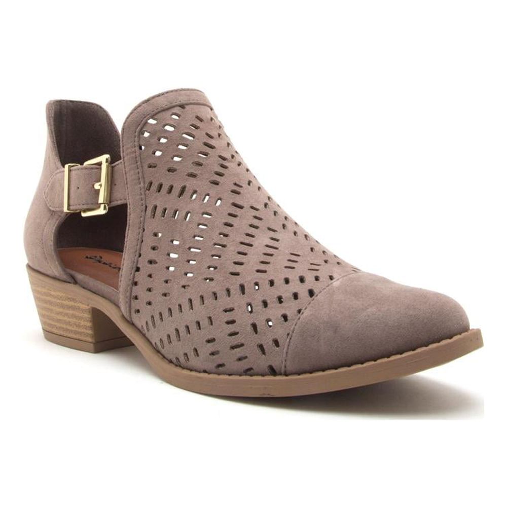 Qupid Sochi-181 Perforated Bootie (Women's) - image 1 of 12