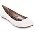 thumbnail image 1 of Qupid THESIS-92 Classic Round Toe Patent Slip On Basic Comfortable Flat Shoe, 1 of 4