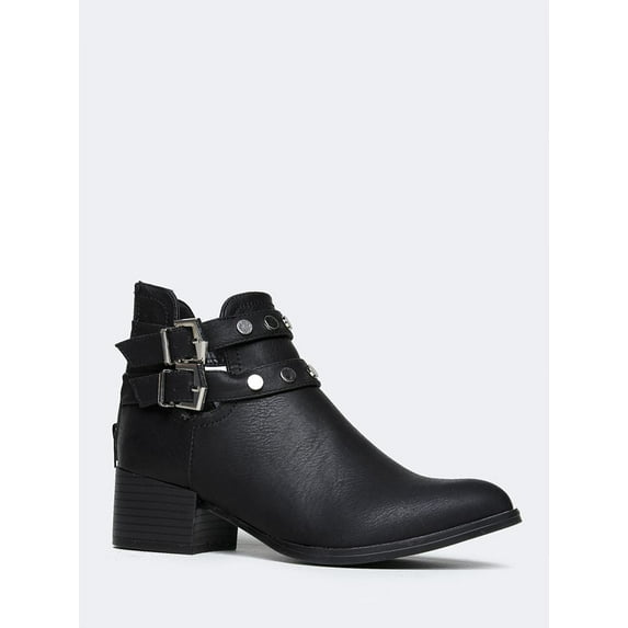 Qupid Wasco-11 - Black PU 6.5