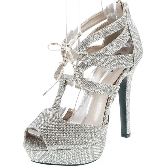 Qupid Women's Gaze-450 Platform Dress Sandal